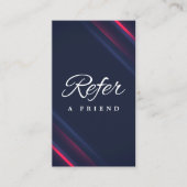 Minimalistische Kaart voor zakelijke verwijzing (Voorkant)