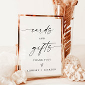 Minimalistische Kaarten en cadeaubordjes, 5x7 Mode Poster