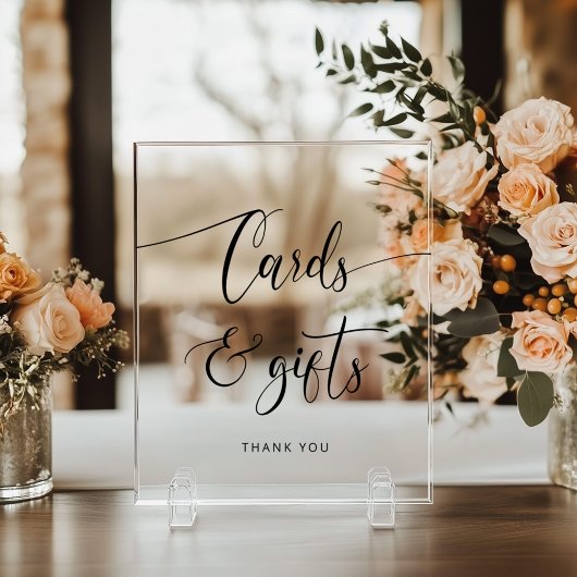 Minimalistische Kaarten en geschenken Acryl Bord