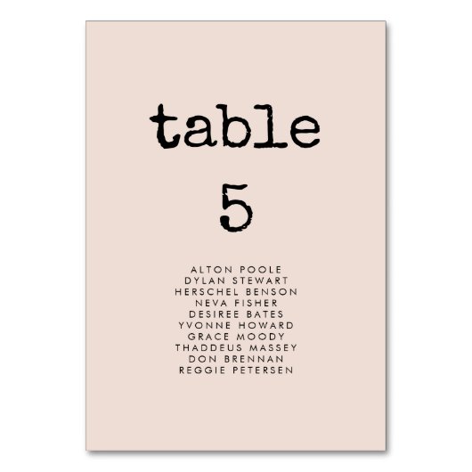  minimalistische kaarten voor schrijfmachinetechni (Voorkant)