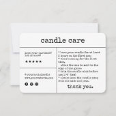  minimalistische kaartenzorg Hartelijk dank Bedankkaart (Voorkant)