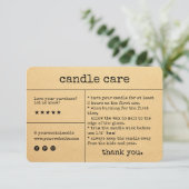  minimalistische kaartenzorg Hartelijk dank Bedankkaart (Staand voorkant)