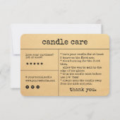  minimalistische kaartenzorg Hartelijk dank Bedankkaart (Voorkant)