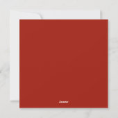 Minimalistische Kabouter Prettig Kerstfeest Feestdagenkaart (Achterkant)
