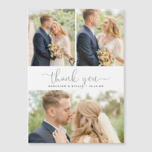 Minimalistische Kalligrafie 3 Fotocollage Dank u