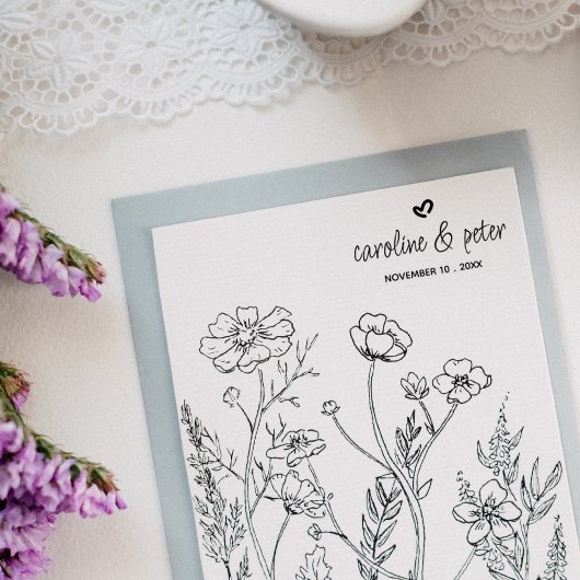 Minimalistische kalligrafie belettering Save the D Rubberstempel