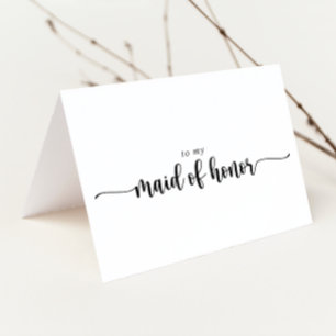 Minimalistische kalligrafie bruids partij dank u bedankkaart