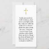 Minimalistische kalligrafie eerste heilige communi (Achterkant)