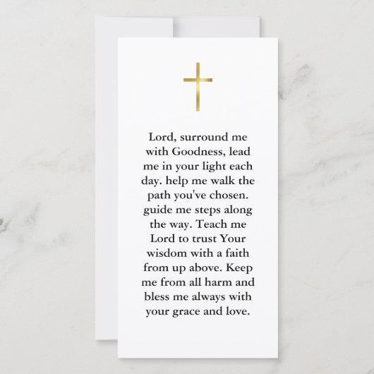 Minimalistische kalligrafie eerste heilige communi (Achterkant)