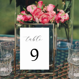 Minimalistische kalligrafie elegant eenvoudig kaart