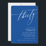 MINIMALISTISCHE Kalligrafie elegante 30e partij bl Kaart<br><div class="desc">door kat massard / WWW.SIMPLYSWEETPAPERIE.COM Love the design,  maar wil graag enkele wijzigingen zien - een ander kleurenschema,  product,  voeg een foto toe of aangepast voor een andere gelegenheid - zonder zorgen gewoon contact met me op te nemen,  kat@simplysweetPAPERIE.com Ik ben blij om te helpen!</div>