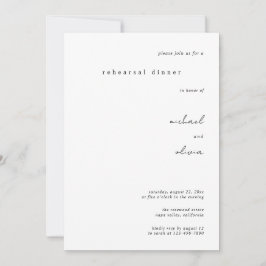 Minimalistische kalligrafie huwelijksrepetitie din kaart