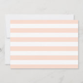 Minimalistische kalligrafie script perzik foto save the date (Achterkant)