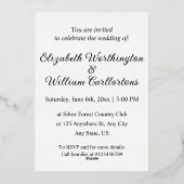 Minimalistische kalligrafie tekst uitnodiging (Achterkant)