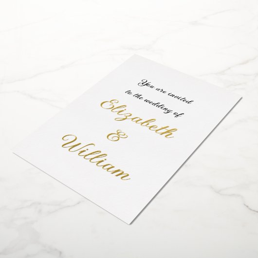 Minimalistische kalligrafie tekst uitnodiging (Gedraaid)