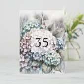 Minimalistische kalligrafie tekst verjaardagsfeest kaart (Staand voorkant)