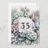 Minimalistische kalligrafie tekst verjaardagsfeest kaart (Voorkant / Achterkant)