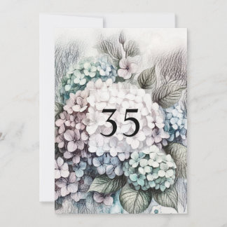 Minimalistische kalligrafie tekst verjaardagsfeest kaart