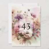 Minimalistische kalligrafie tekst verjaardagsfeest kaart (Voorkant)