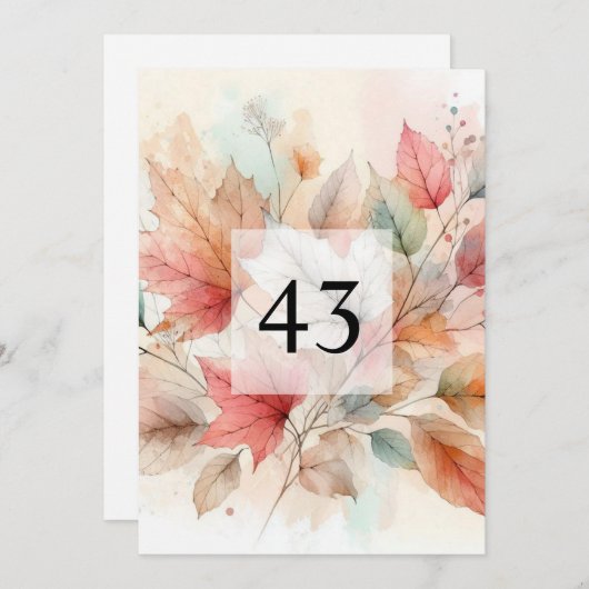 Minimalistische kalligrafie tekst verjaardagsfeest kaart (Voorkant / Achterkant)