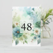 Minimalistische kalligrafie tekst verjaardagsfeest kaart (Staand voorkant)