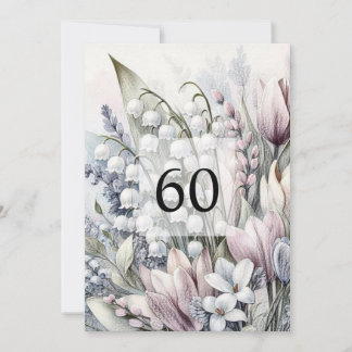 Minimalistische kalligrafie tekst verjaardagsfeest kaart