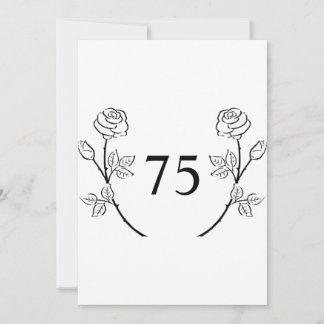Minimalistische kalligrafie tekst verjaardagsfeest kaart