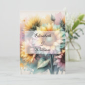 Minimalistische kalligrafie tekstuitnodiging kaart (Staand voorkant)