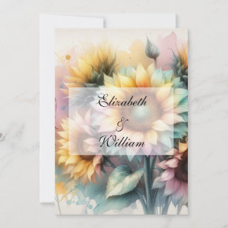 Minimalistische kalligrafie tekstuitnodiging kaart