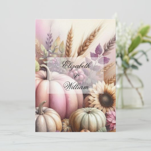 Minimalistische kalligrafie tekstuitnodiging kaart (Staand voorkant)