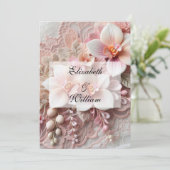 Minimalistische kalligrafie tekstuitnodiging kaart (Staand voorkant)