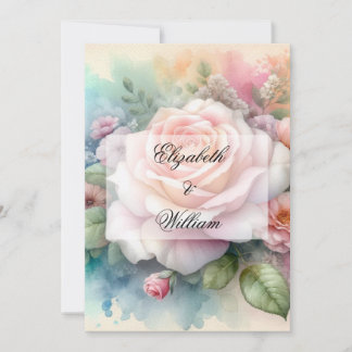 Minimalistische kalligrafie tekstuitnodiging kaart