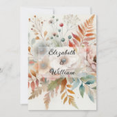 Minimalistische kalligrafie tekstuitnodiging kaart (Voorkant)