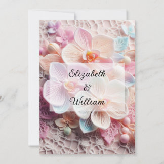 Minimalistische kalligrafie tekstuitnodiging kaart