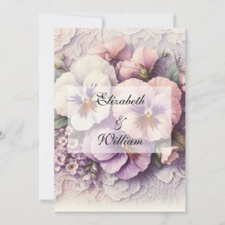 Minimalistische kalligrafie tekstuitnodiging kaart