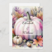 Minimalistische kalligrafie tekstuitnodiging kaart (Voorkant / Achterkant)