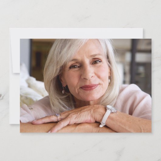 Minimalistische kalligrafie uit de familie van bedankkaart (Achterkant)