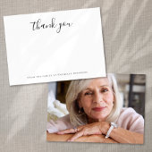 Minimalistische kalligrafie uit de familie van bedankkaart