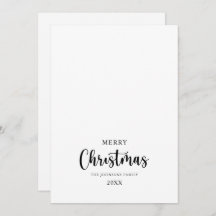 Minimalistische kalligrafie Vrolijk kerstfeest