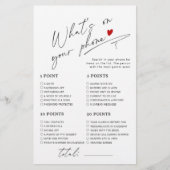 Minimalistische kalligrafie Wat staat er op je tel (Voorkant)