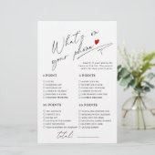 Minimalistische kalligrafie Wat staat er op je tel (Staand voorkant)