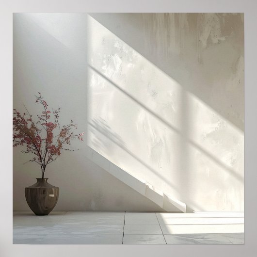 Minimalistische kamer poster (Voorkant)