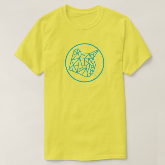 Minimalistische kat t-shirt (Design voorkant)