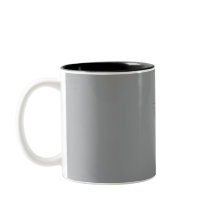 Minimalistische kat twee-tinten koffiemok