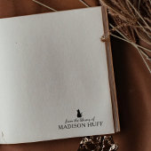 Minimalistische kat uit de bibliotheek van het boe rubberstempel