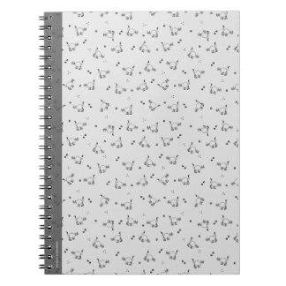Minimalistische katlijn kunst notitieboek