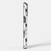 Minimalistische kattengezichten Case-Mate iPhone case (Achterkant / Rechts)