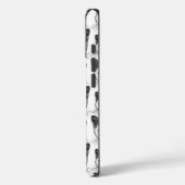 Minimalistische kattengezichten Case-Mate iPhone case (Achterkant / Links)