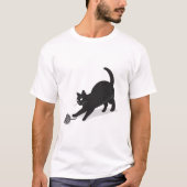 Minimalistische kattenvector | Grappig T-shirt des (Voorkant)