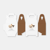 Minimalistische Kawaii S'more Love & Fun Baby show Bedankdoosjes (Uitgevouwen)